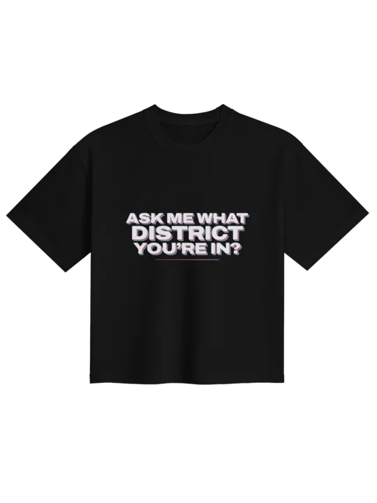 Ask Me What District Tee - Women's