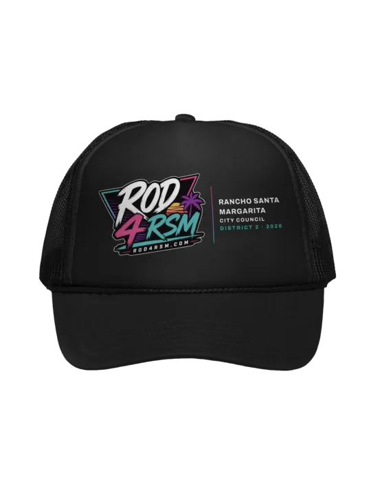 ROD4RSM Trucker Hat - Logo, Black
