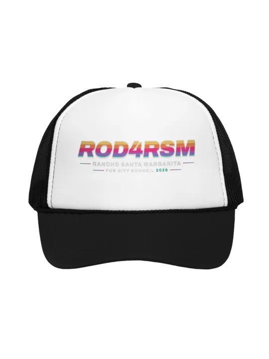 ROD4RSM Trucker Hat - Surf, Black / White / Black
